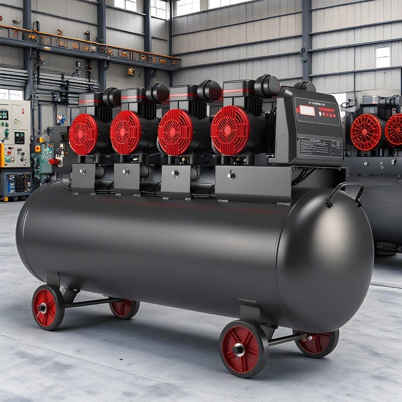Woodworking Industry - Compressore d'aria silenzioso senza olio, pompa