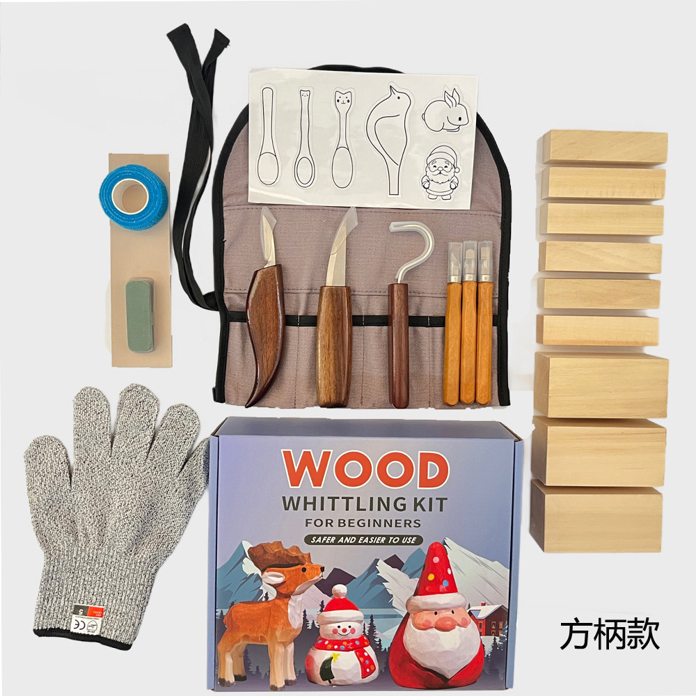 Woodworking Box - Set di coltelli da intaglio Confezione