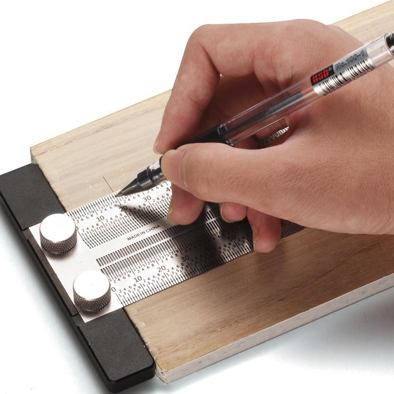 Woodworking Carpenter - Righello di Precisione a T per