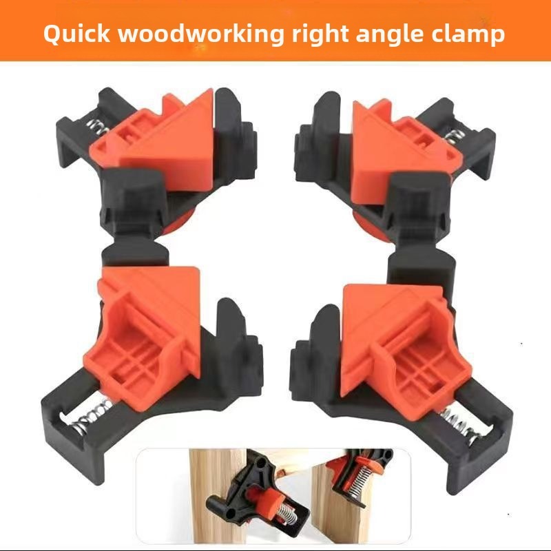 Woodworking Right Angle Clamp - 2/4 Pezzi Morsetto ad Angolo Retto