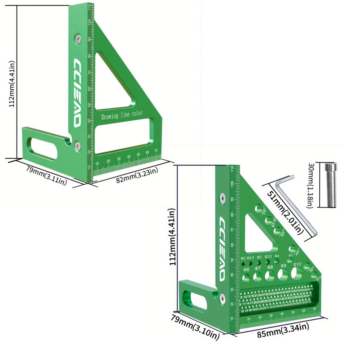 Righello di misurazione multia - Woodworking Carpenter recensione e prezzo