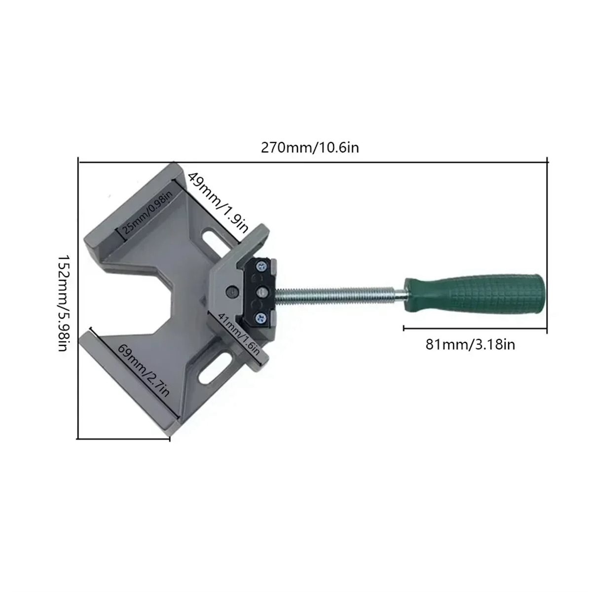Morsetto ad Angolo Retto A74U  - Woodworking Right Angle Clamp recensione e prezzo