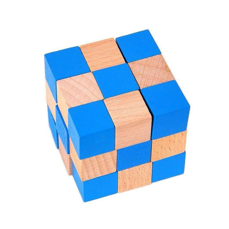 Cubo Quadrato Snake Cube in Le - Woodworking Game recensione e prezzo