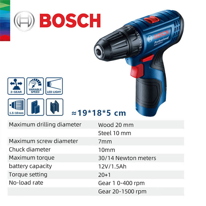 Trapano Elettrico Bosch GSR 12 - Woodworking Drill recensione e prezzo