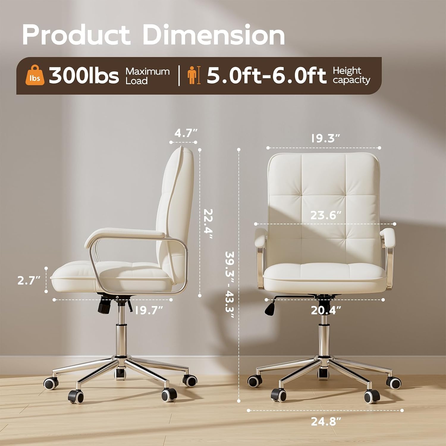 Sedia da Ufficio in Pelle con  - Woodworking Desk Chair recensione e prezzo
