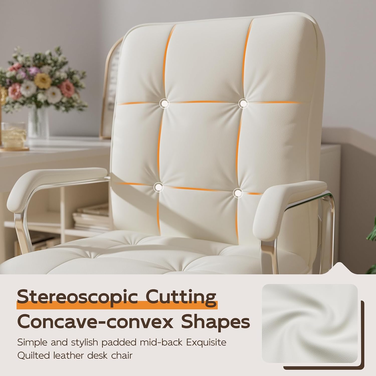 Sedia da Ufficio in Pelle con  - Woodworking Desk Chair recensione e prezzo