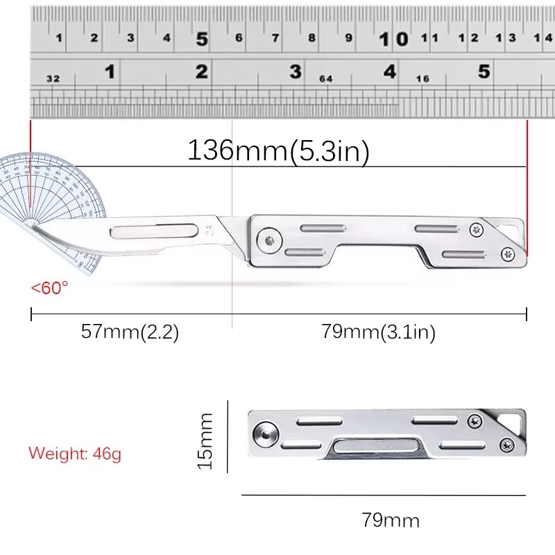 Coltello Pieghevole con Lama i - Woodworking Hobby Kits recensione e prezzo