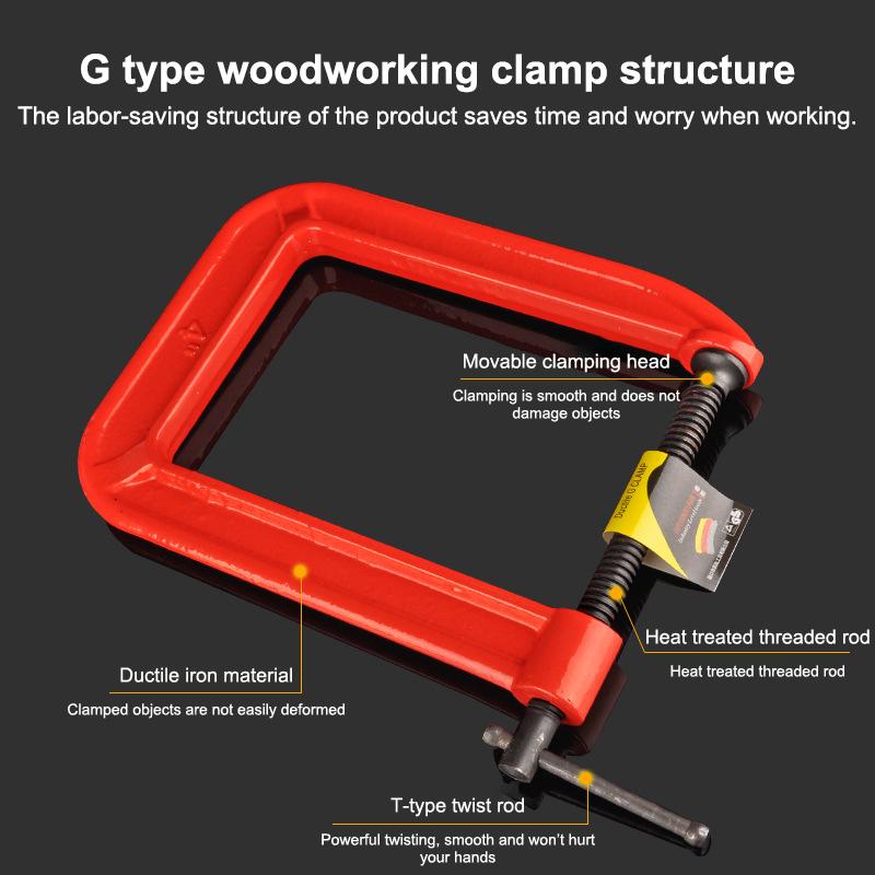 Morsetto a C profondo G Clamp  - Woodworking Industry recensione e prezzo